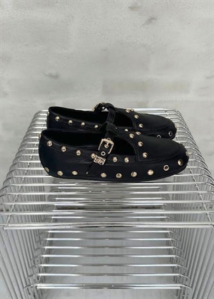 Mary jenny studs small chain shoe Sort D1020060 Ganni 